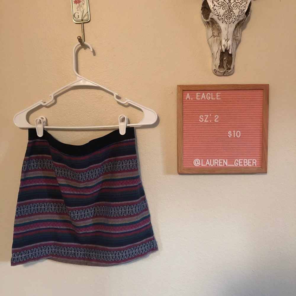American Eagle Woven Mini Skirt